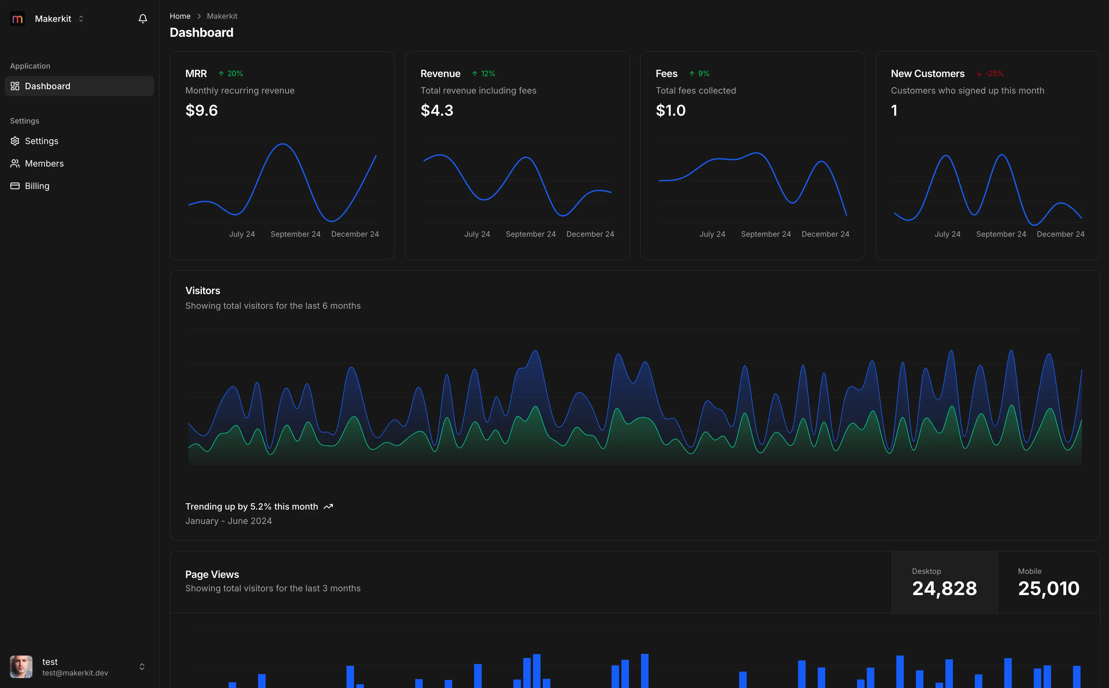DiveCentre OS Dashboard